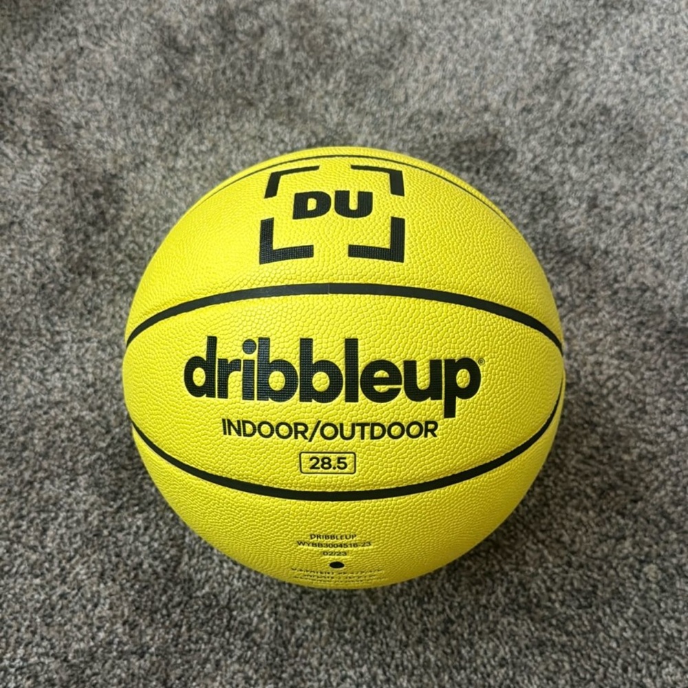 DribbleUp Yellow Basketball
